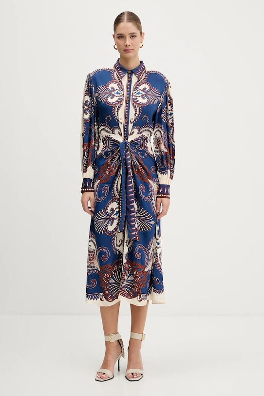 Farm Rio sukienka casual niebieski 344129