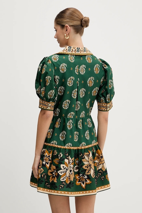 Odzież Farm Rio sukienka bawełniana 351134 zielony