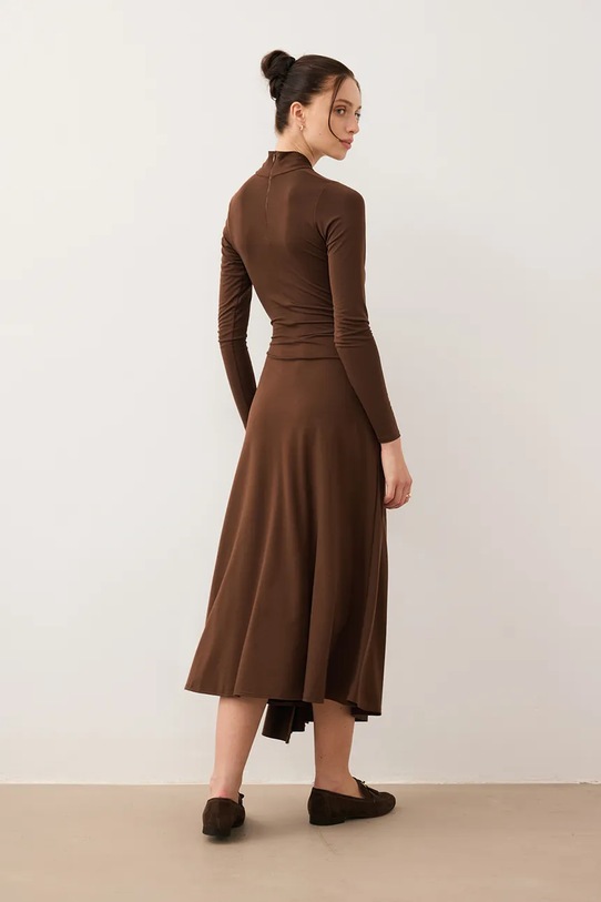 Bizuu sukienka ROTTA ROTTA.BRAZOWY brązowy SS26