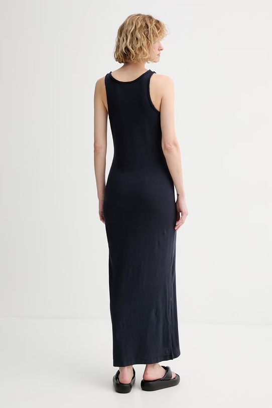 Oblečenie Zadig&Voltaire šaty s prímesou ľanu JWDR01126 čierna