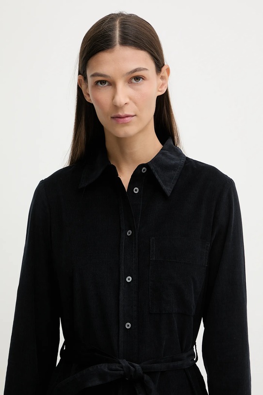 Marc O'Polo sukienka sztruksowa granatowy 600088221015