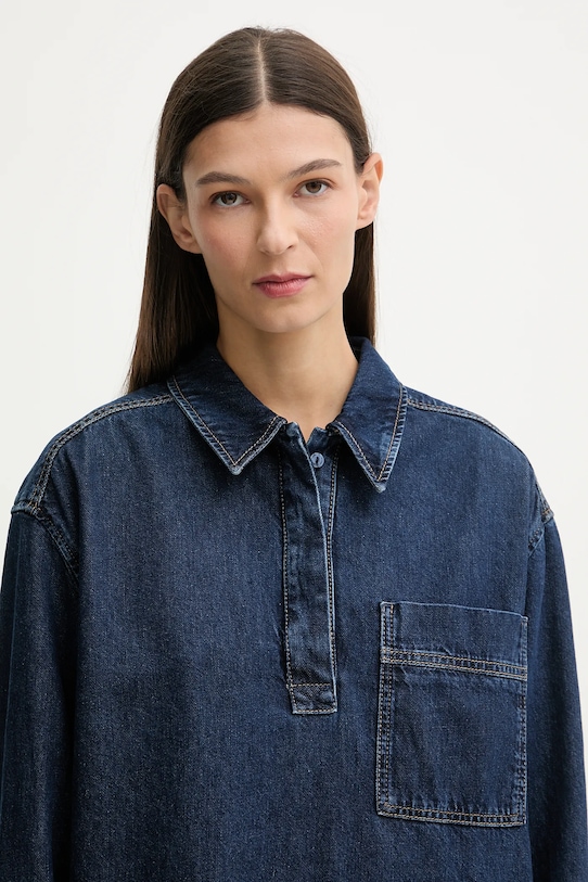 Marc O'Polo sukienka jeansowa granatowy 5000007938