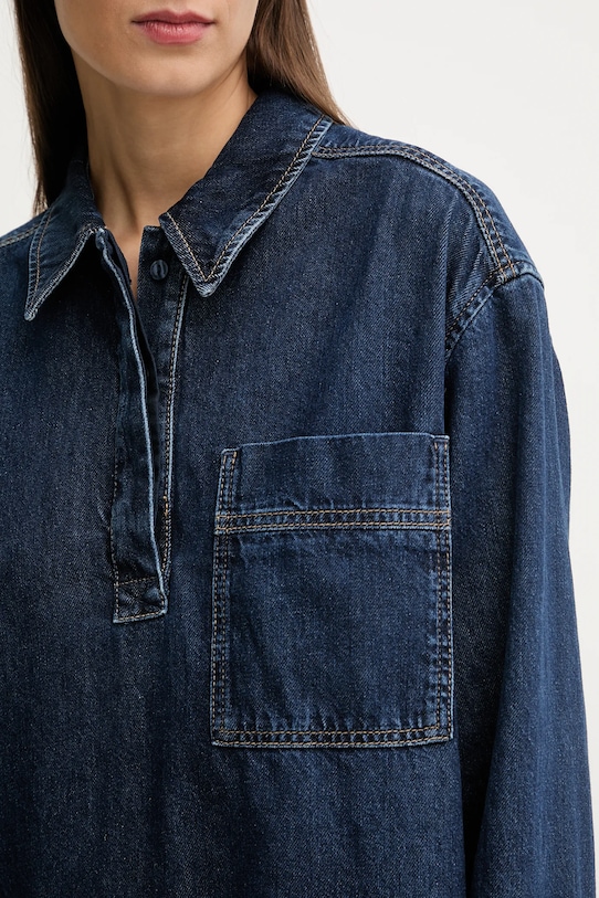 Marc O'Polo sukienka jeansowa 5000007938 granatowy