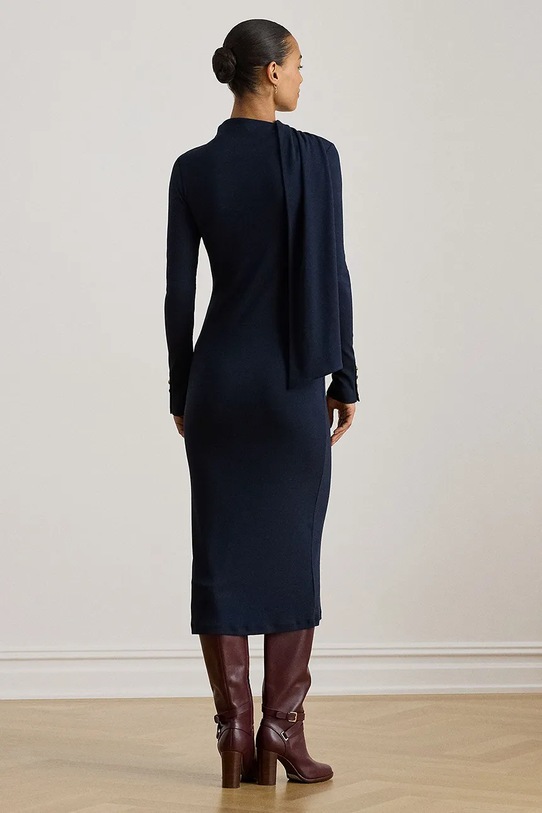 Lauren Ralph Lauren sukienka 200P03733 granatowy SS26