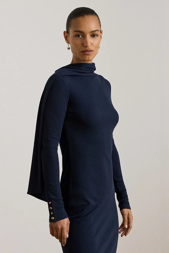 Odzież Lauren Ralph Lauren sukienka 200P03733 granatowy