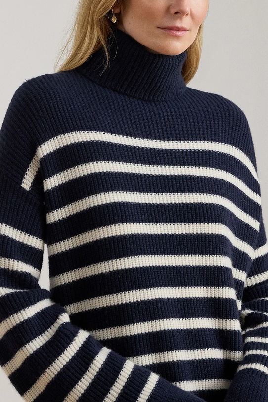 Lauren Ralph Lauren sukienka wełniana granatowy 200P08050