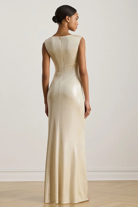 Lauren Ralph Lauren sukienka 253P04060 beżowy SS26