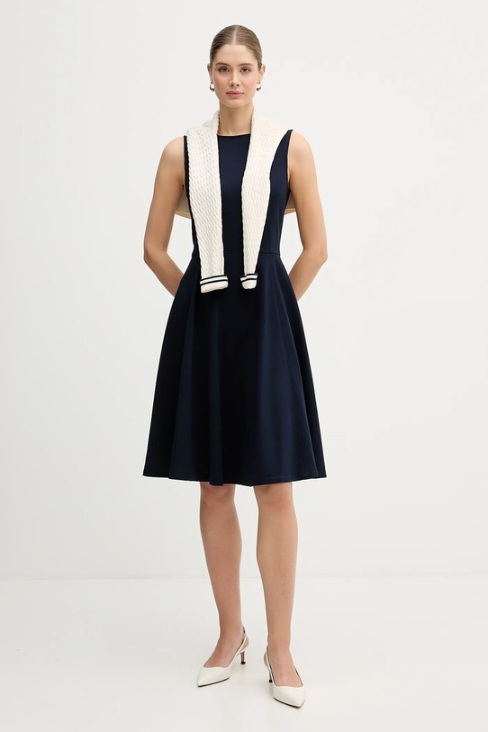 Lauren Ralph Lauren sukienka 200980935 granatowy SS26