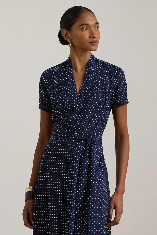 Odzież Lauren Ralph Lauren sukienka 200P11525 granatowy