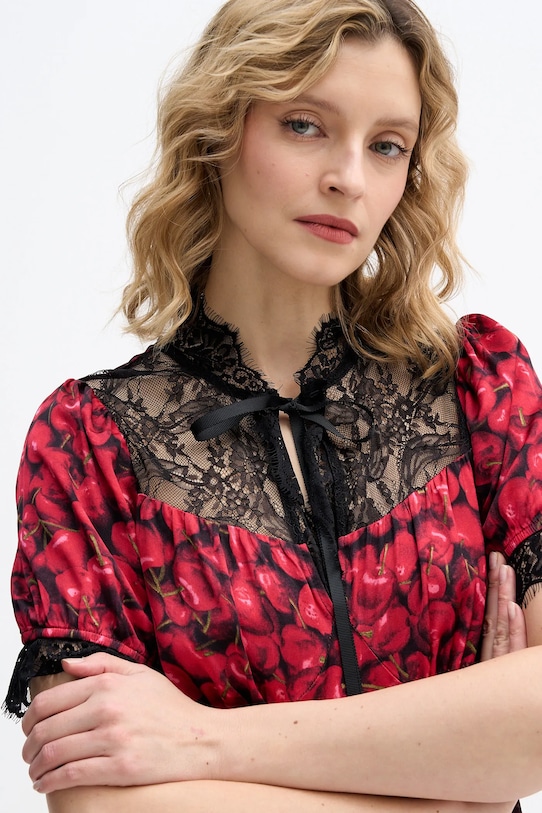 Never Fully Dressed vestito Cherry Lyla rosso NFDDR3187