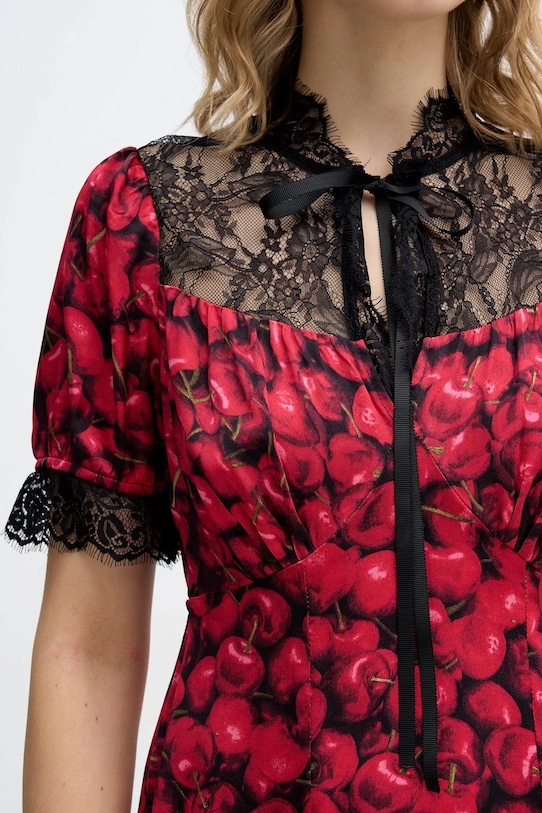 Never Fully Dressed vestito Cherry Lyla NFDDR3187 rosso