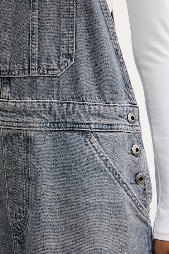 G-Star sukienka jeansowa Carpenter Dungaree D27931.D943 niebieski