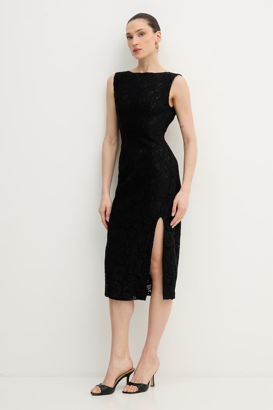 Pinko šaty čipkované 106588.A330 čierna SS26