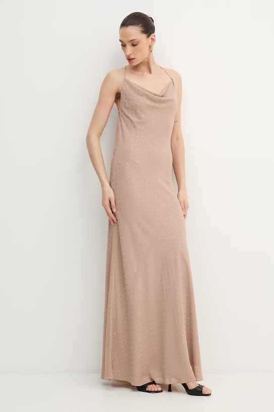 Pinko sukienka 106299.A32X beżowy SS26