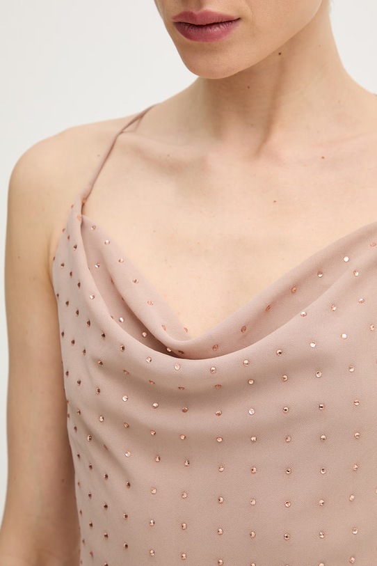 Pinko sukienka beżowy 106299.A32X