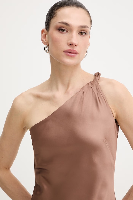 Pinko sukienka brązowy 106352.A33D