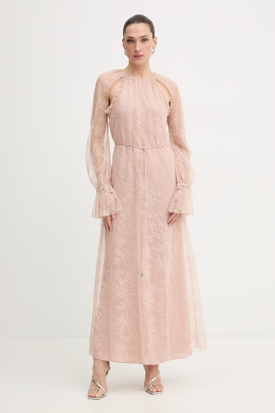 Pinko sukienka tkanina różowy 106648.A378