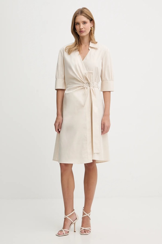 Šaty Pinko midi béžová 106602.A35Q