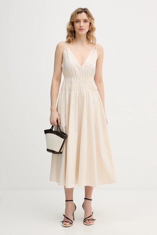 Pinko sukienka 106524.A35Q beżowy SS26