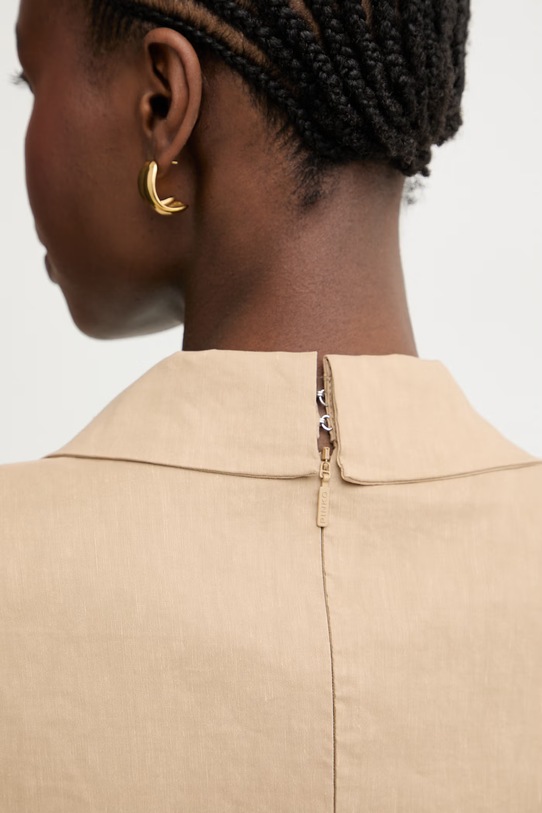 Pinko sukienka z lnem 106499.A34I