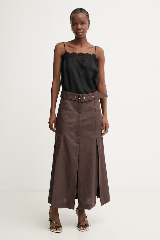 Pinko φόρεμα καφέ 106582.A374