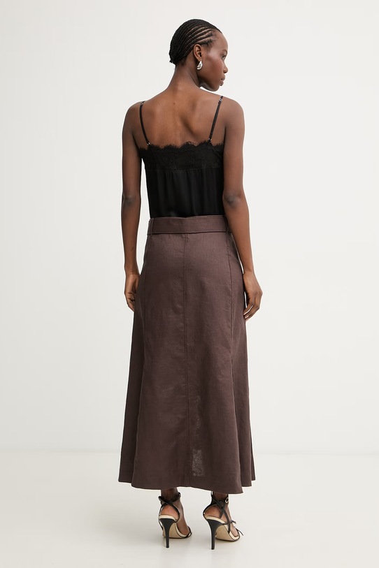 Ρούχα Pinko φόρεμα 106582.A374 καφέ