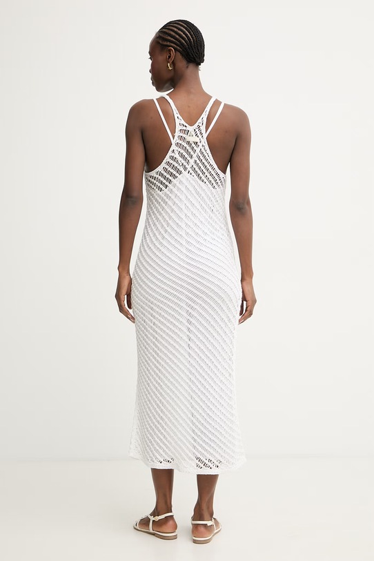 Ρούχα Pinko καλοκαιρινό φόρεμα 106477.A36H λευκό