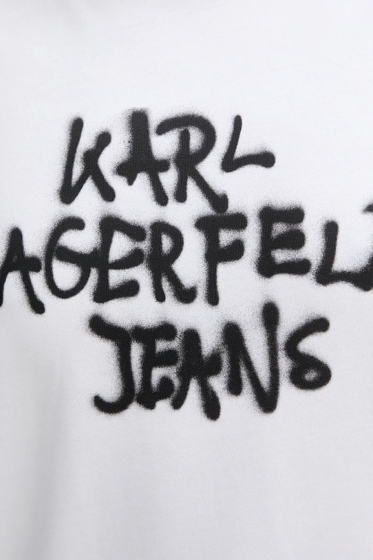 Karl Lagerfeld Jeans sukienka bawełniana B1W13043 biały