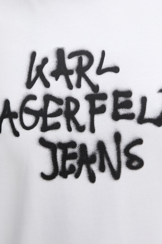 Karl Lagerfeld Jeans sukienka bawełniana B1W13043 biały