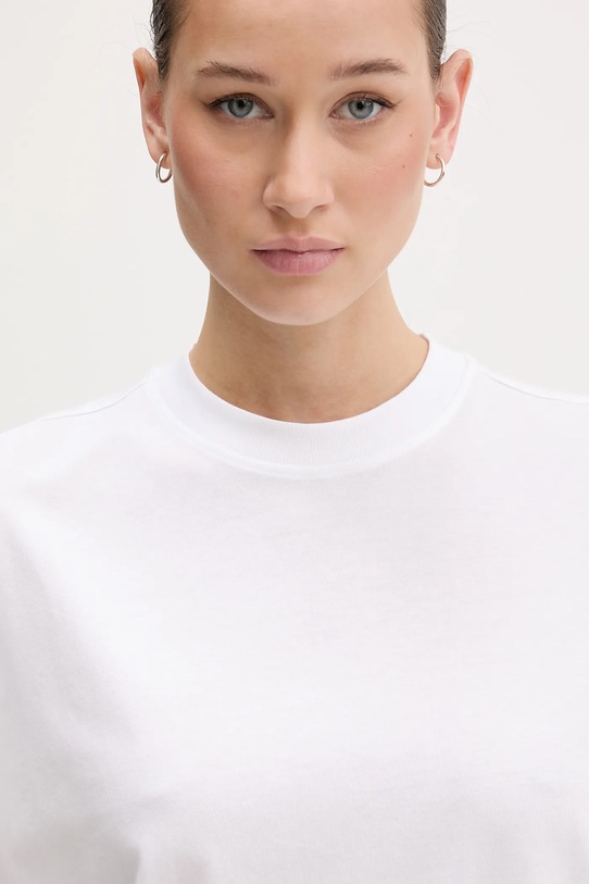 Karl Lagerfeld Jeans sukienka bawełniana biały B1W13054