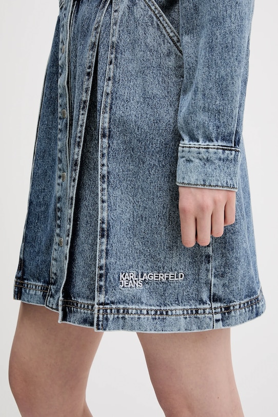Karl Lagerfeld Jeans rochie jeans B1W13036 albastru