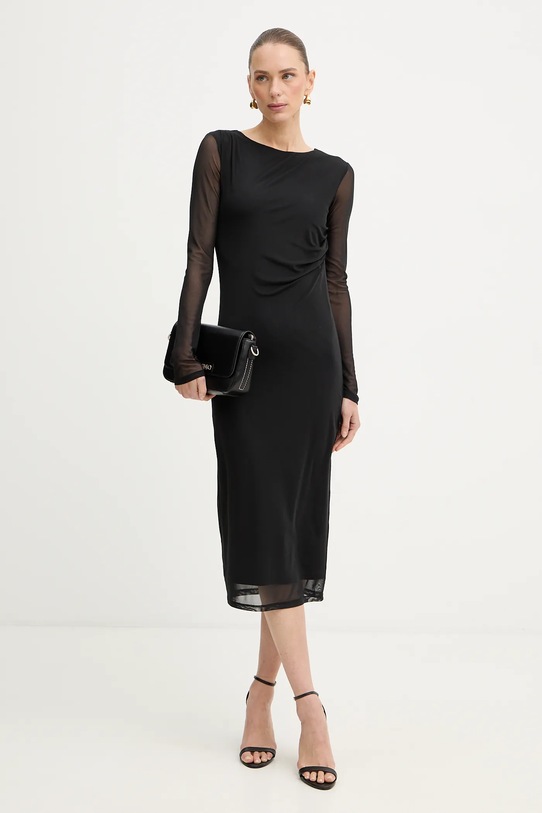 Patrizia Pepe sukienka 8A1604.J376 czarny SS26