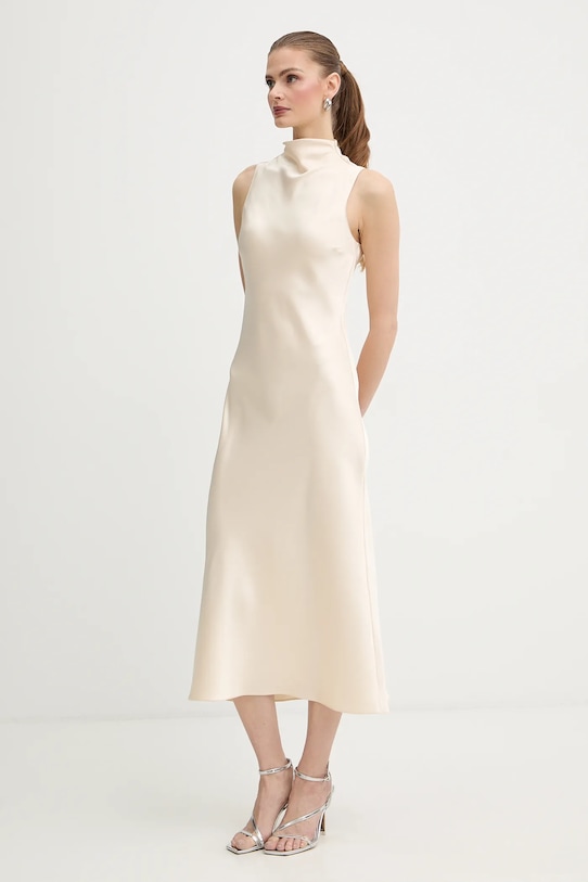 Patrizia Pepe sukienka 8A1627.A269 beżowy SS26