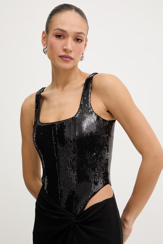 Patrizia Pepe sukienka czarny 8A1629.J401