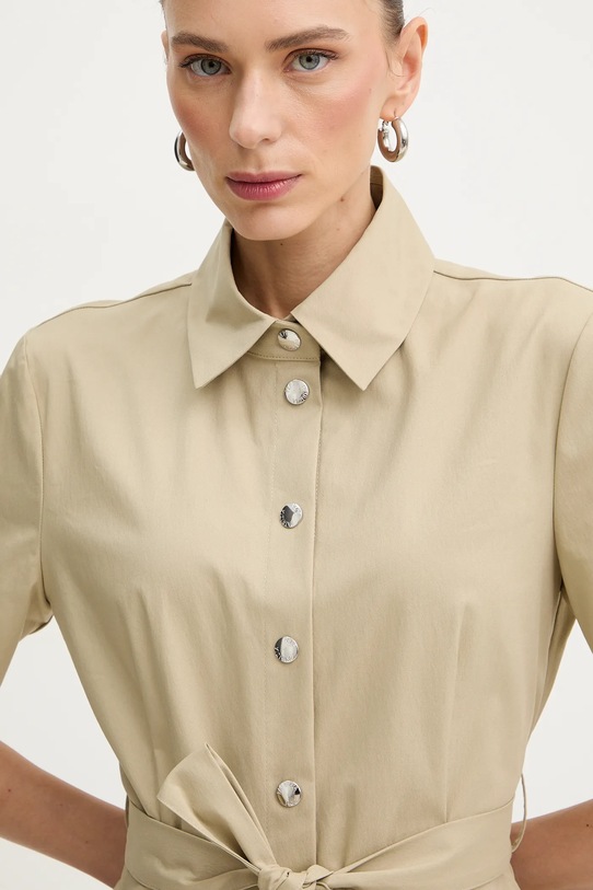 Patrizia Pepe sukienka beżowy 8A1658.A716