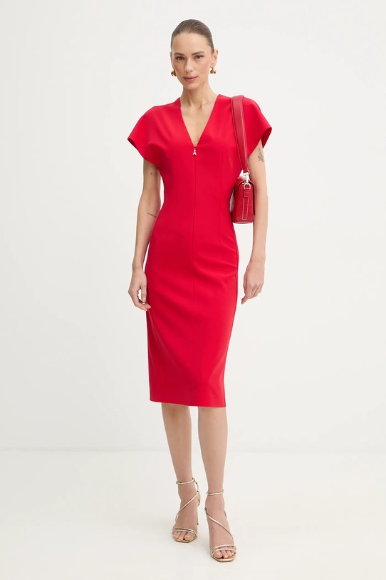 Patrizia Pepe sukienka 8A1663.A6F5 czerwony SS26