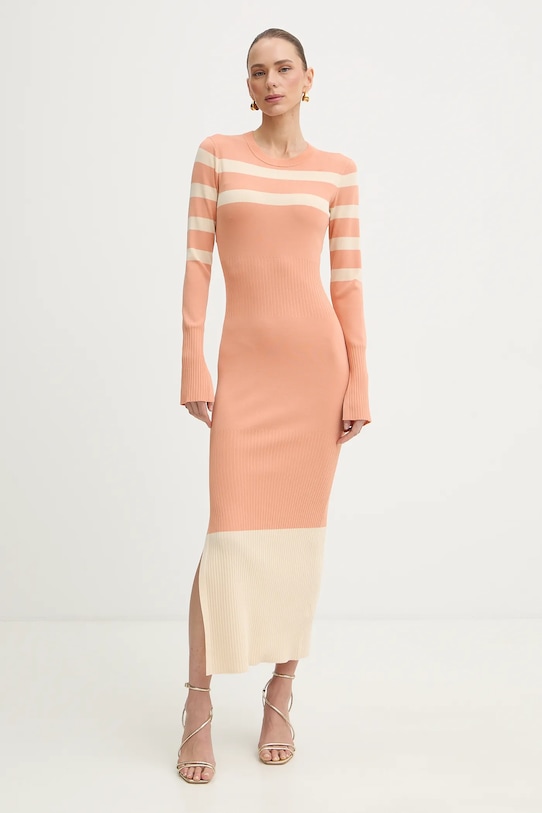 Patrizia Pepe sukienka casual pomarańczowy 8A1666.K323