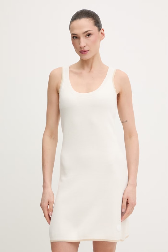 EA7 Emporio Armani vestito mini beige AF22503.7W001124