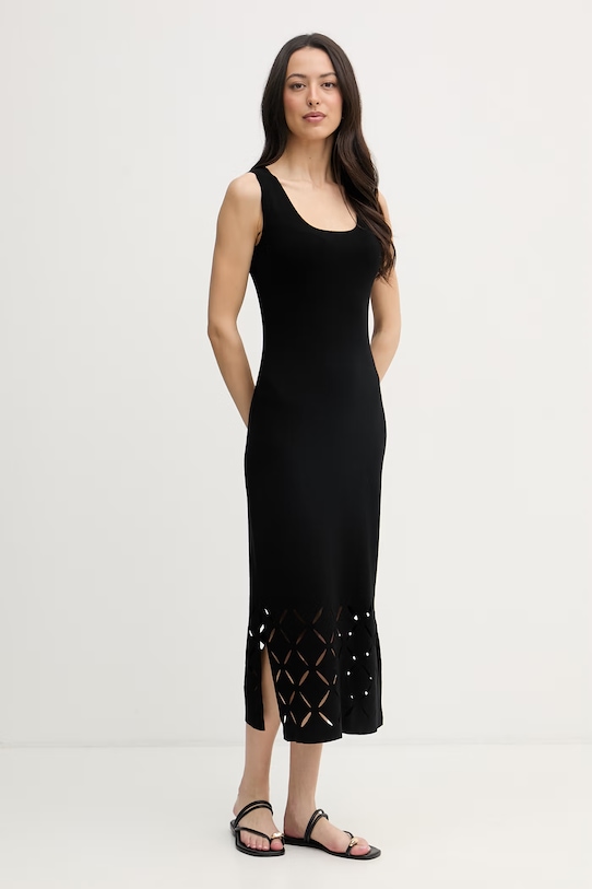 Joseph Ribkoff svetrové šaty s viskózou 262930 čierna SS26