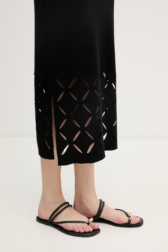 Joseph Ribkoff svetrové šaty s viskózou 262930 čierna