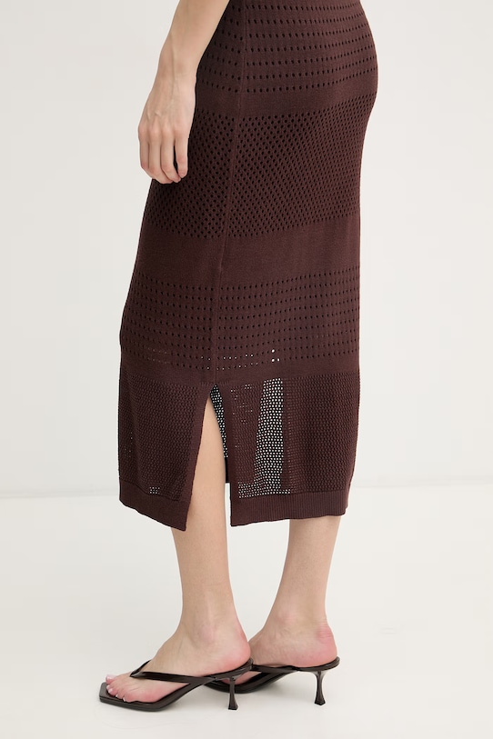 Joseph Ribkoff svetrové šaty s viskózou 262931 hnedá