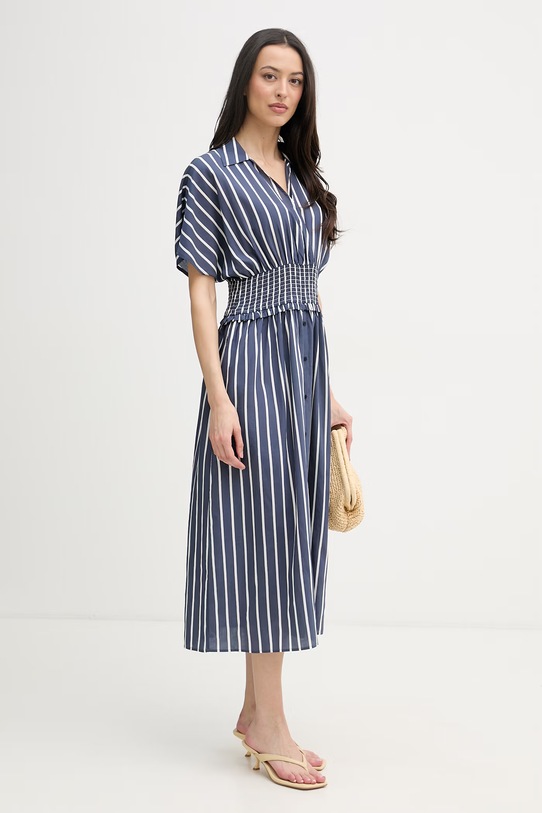 Joseph Ribkoff розкльошена сукня з модалем 262912 темно-синій SS26