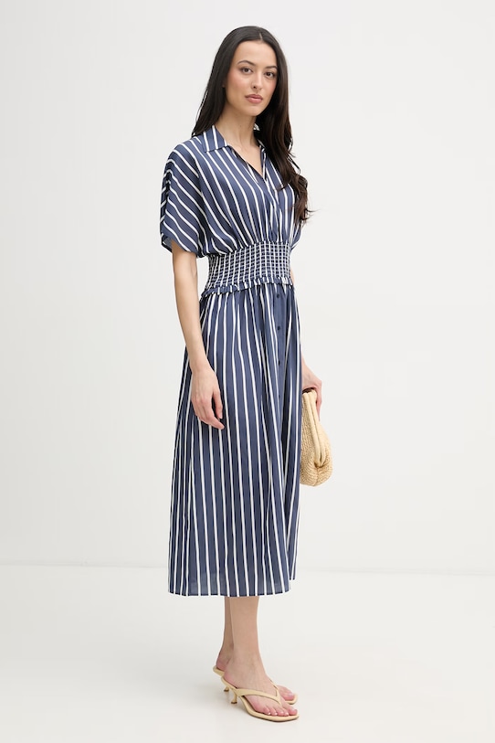 Joseph Ribkoff розкльошена сукня з модалем 262912 темно-синій SS26