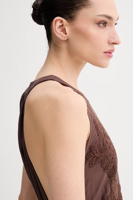 ERMANNO Firenze καλοκαιρινό καφέ D48EQ058ES7