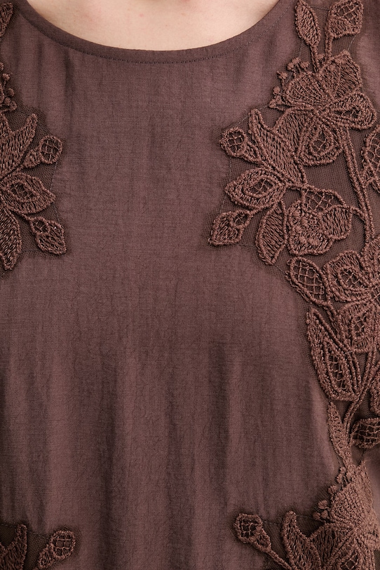 ERMANNO Firenze καλοκαιρινό D48EQ058ES7 καφέ