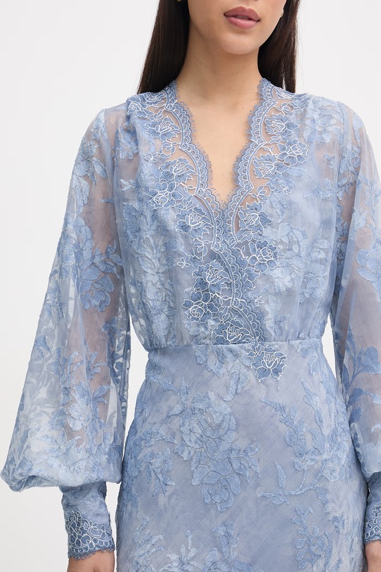 ERMANNO Firenze sukienka szlafrokowa D48EQ066CSE66 niebieski