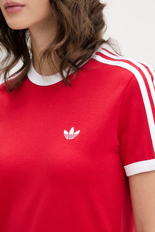 Obleka adidas Originals KD3692 rdeča