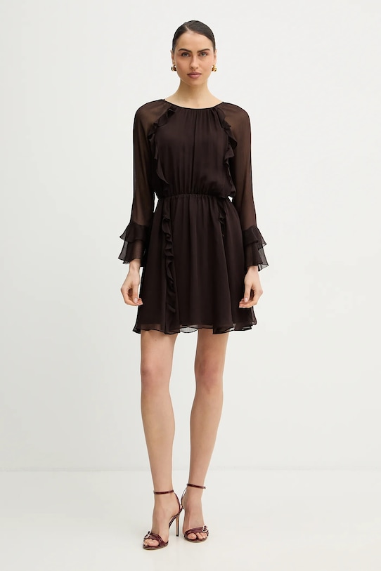 Morgan sukienka RAKEY brązowy SS26