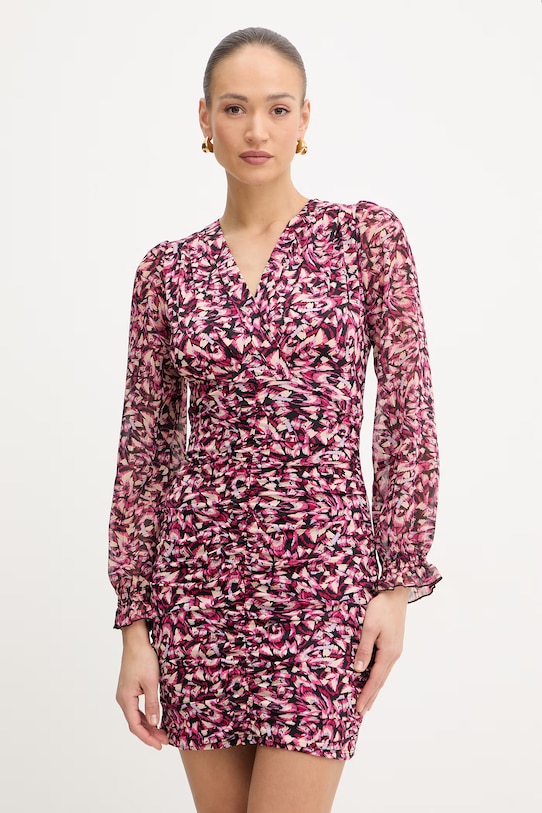 Morgan sukienka wzorzyste różowy RIBLOO