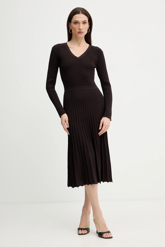 Morgan sukienka RMARCIA brązowy SS26